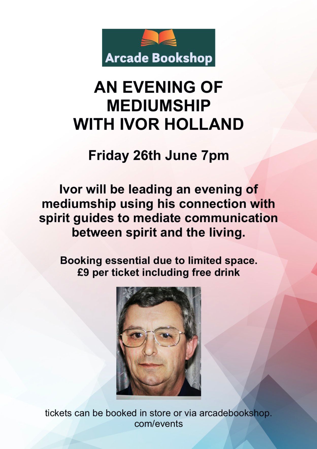 An Evening of Mediumship with Ivor Holland SOLD OUT
