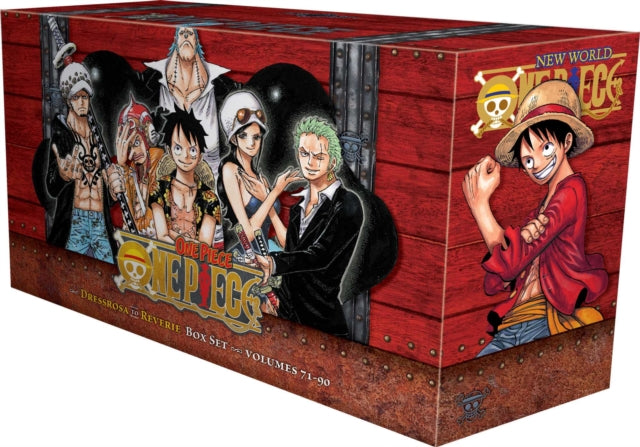 One Piece Box Set 4: Dressrosa to Reverie : Volumes 71-90 with Premium Volume 4, Eiichiro Oda