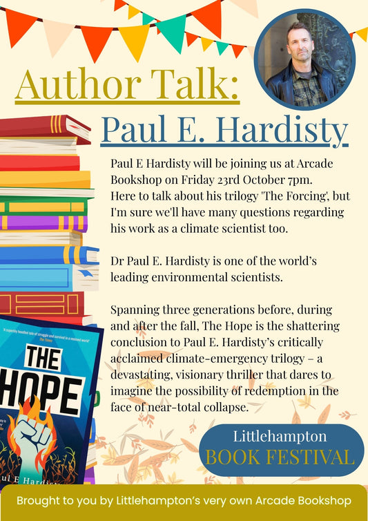 Author Event - Littlehampton Book Festival - PAUL E HARDISTY - 23rd October 7pm