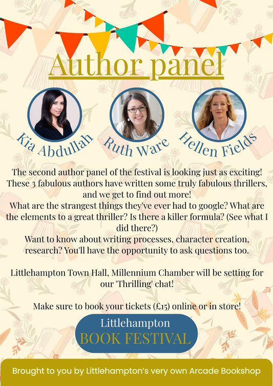 Author Panel - Littlehampton Book Festival - Saturday 24th October 2pm
