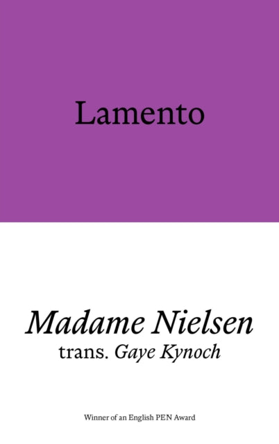 Lamento, Madame Nielson - Pre-order for publication 9th July