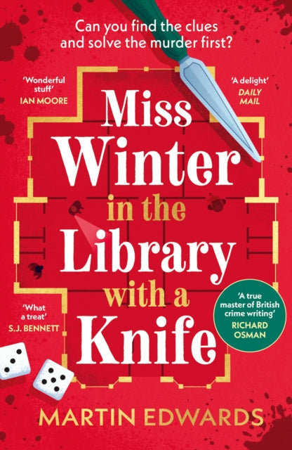 Miss Winter in the Library with a Knife, Martin Edwards - Pre-order for publication 8th October